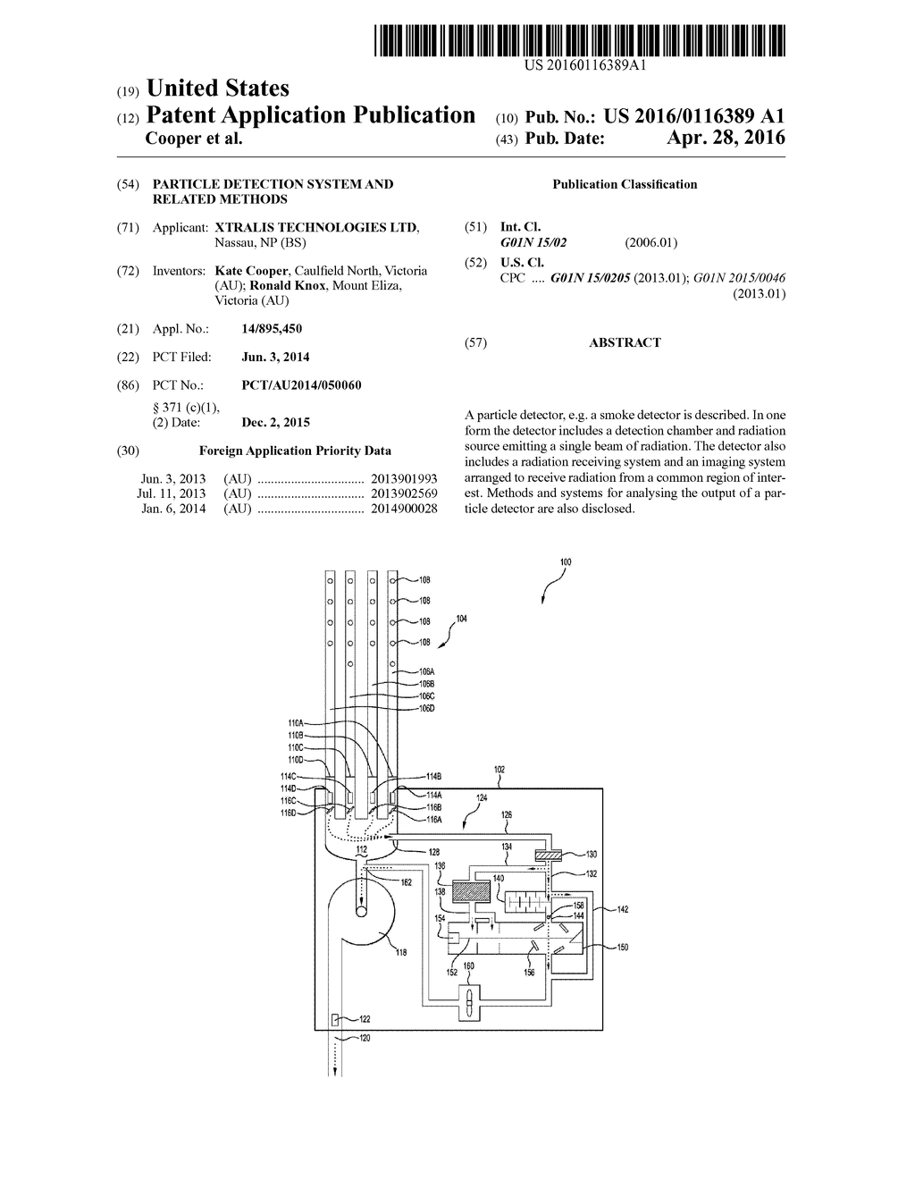 PARTICLE DETECTION SYSTEM AND RELATED METHODS - diagram, schematic, and image 01