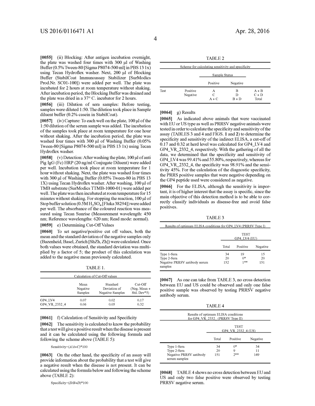 METHOD FOR THE DETECTION AND CLASSIFICATION OF PRRSV-INFECTIONS IN SWINE     HERDS AND DIAGNOSTIC ANTIGEN COMPOSITIONS FOR SUCH METHODS - diagram, schematic, and image 08