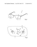 METHOD FOR STORING INFORMATION ON A SPECTACLES LENS, SPECTACLES LENS BLANK     OR SPECTACLES LENS SEMI-FINISHED PRODUCT diagram and image