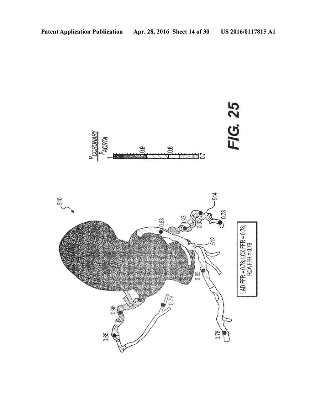 METHOD AND SYSTEM FOR IMAGE PROCESSING TO DETERMINE PATIENT-SPECIFIC BLOOD     FLOW CHARACTERISTICS - diagram, schematic, and image 15