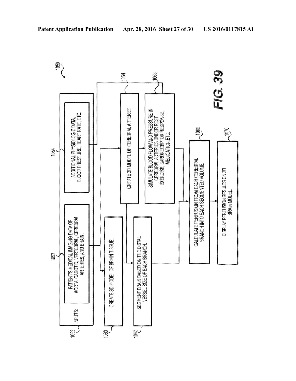 METHOD AND SYSTEM FOR IMAGE PROCESSING TO DETERMINE PATIENT-SPECIFIC BLOOD     FLOW CHARACTERISTICS - diagram, schematic, and image 28