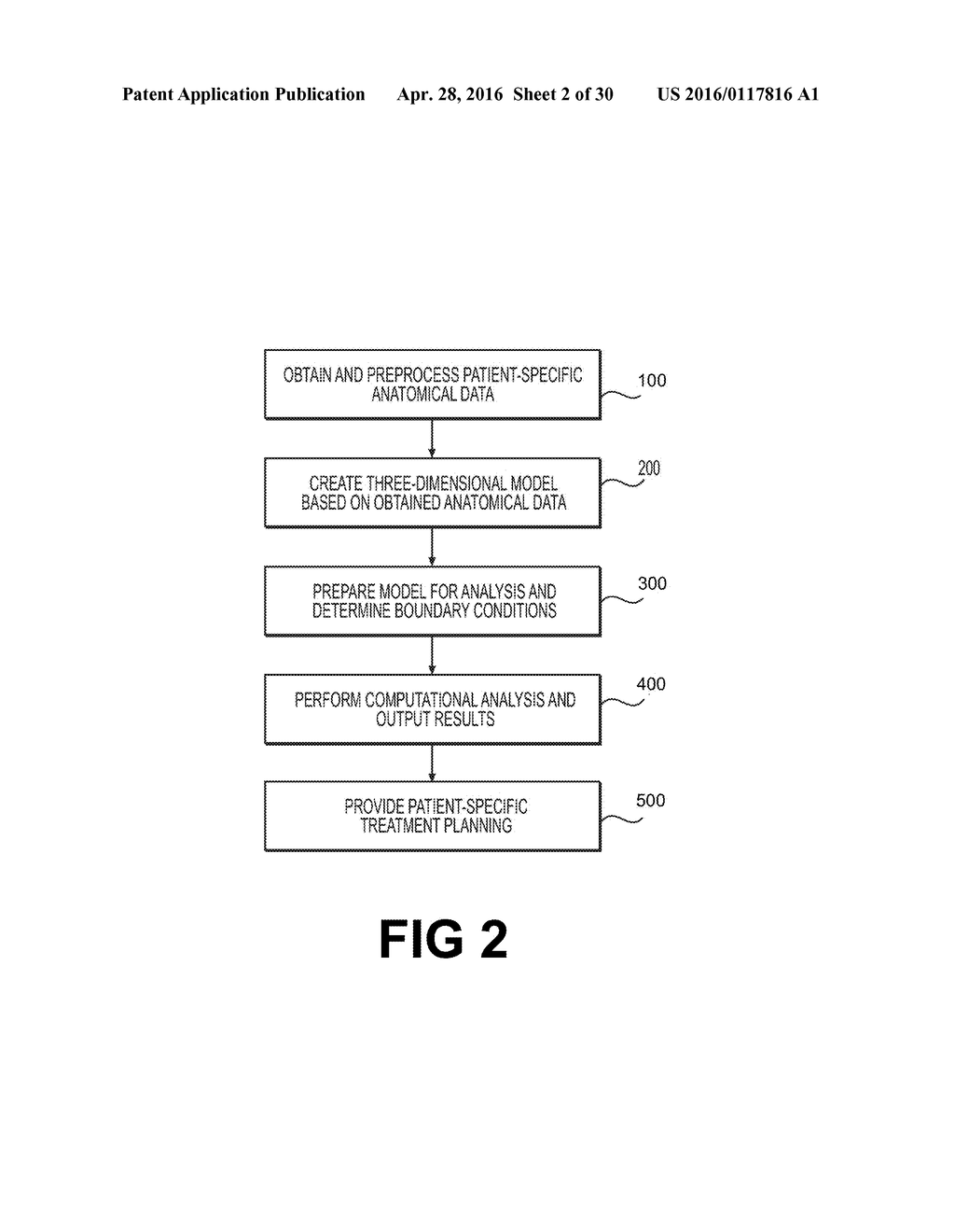 METHOD AND SYSTEM FOR IMAGE PROCESSING TO DETERMINE PATIENT-SPECIFIC BLOOD     FLOW CHARACTERISTICS - diagram, schematic, and image 03