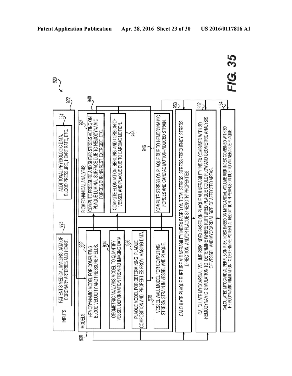 METHOD AND SYSTEM FOR IMAGE PROCESSING TO DETERMINE PATIENT-SPECIFIC BLOOD     FLOW CHARACTERISTICS - diagram, schematic, and image 24