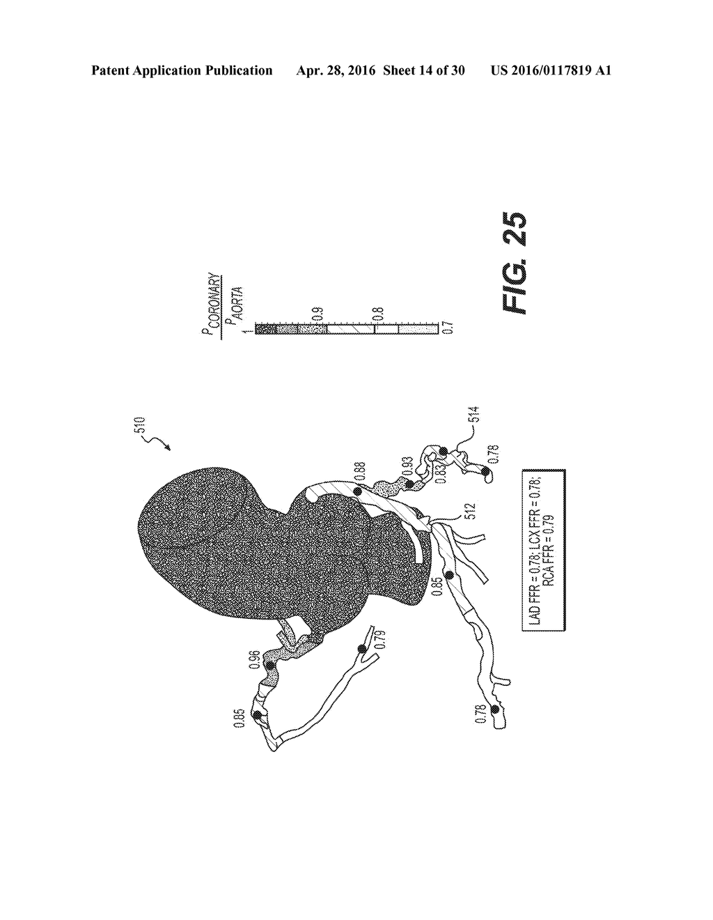 METHOD AND SYSTEM FOR IMAGE PROCESSING TO DETERMINE PATIENT-SPECIFIC BLOOD     FLOW CHARACTERISTICS - diagram, schematic, and image 15