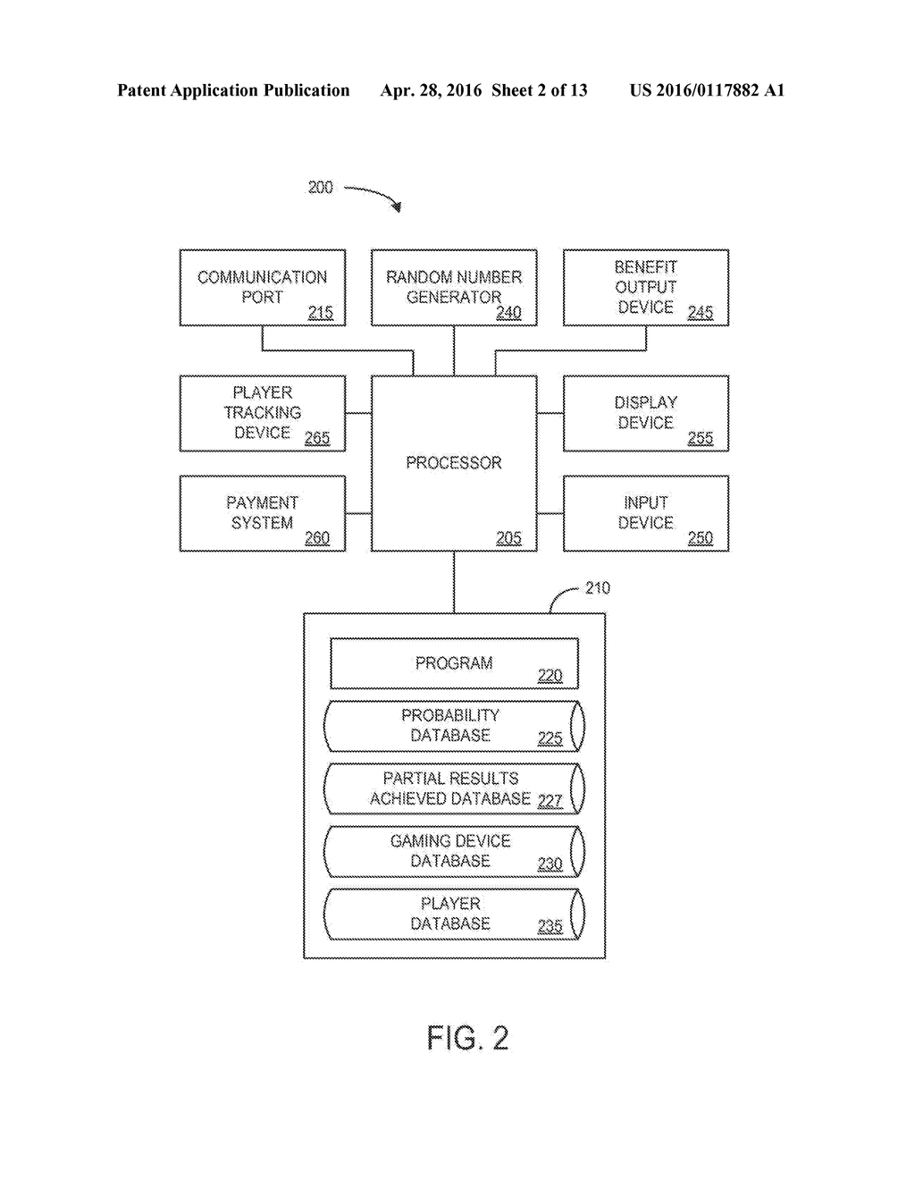 GAMING SYSTEM AND METHOD FOR PROVIDING AND REDEEMING PARTIAL WAGERING GAME     OUTCOMES - diagram, schematic, and image 03