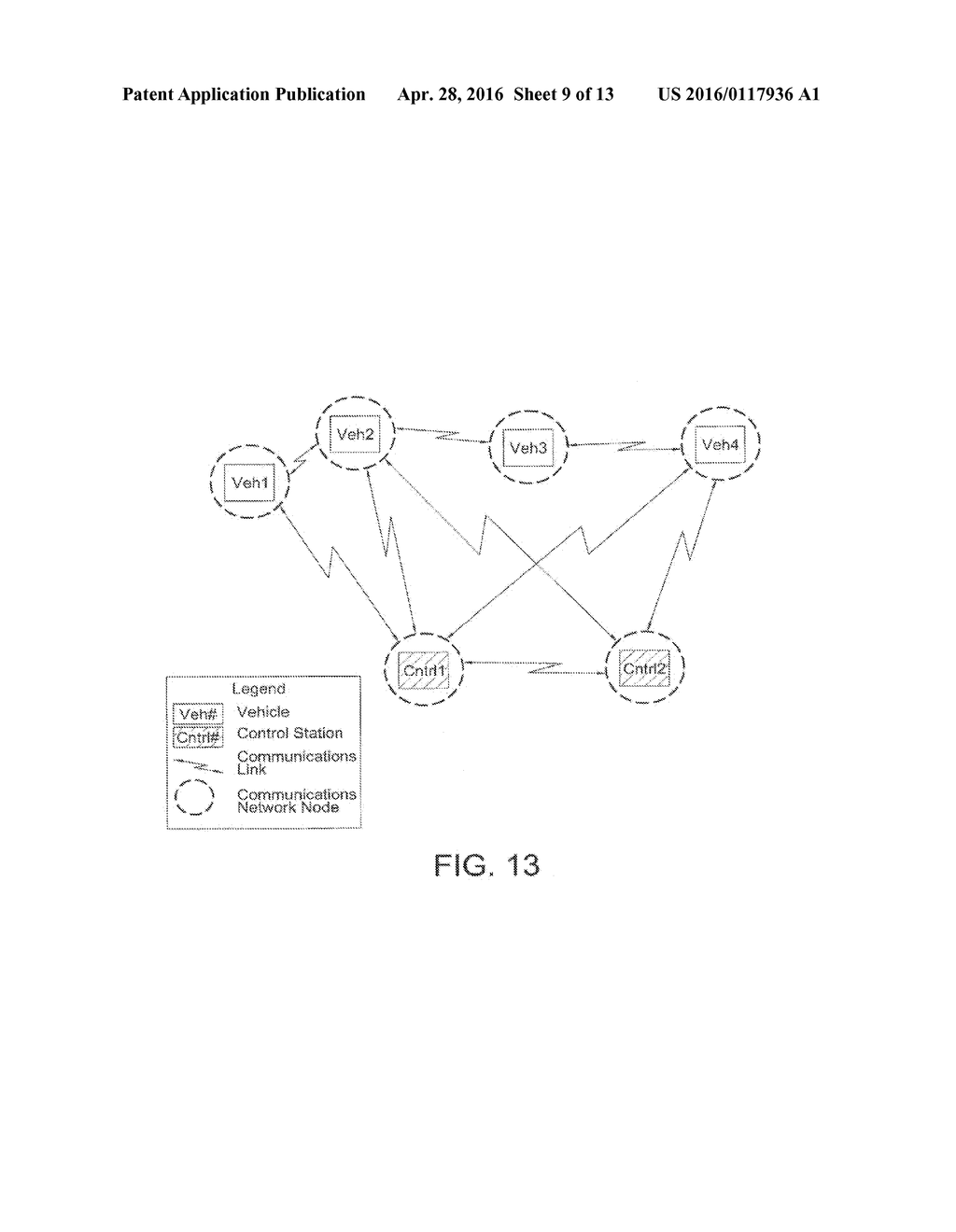 AUTONOMOUS VEHICLE AND METHOD FOR COORDINATING THE PATHS OF MULTIPLE     AUTONOMOUS VEHICLES - diagram, schematic, and image 10