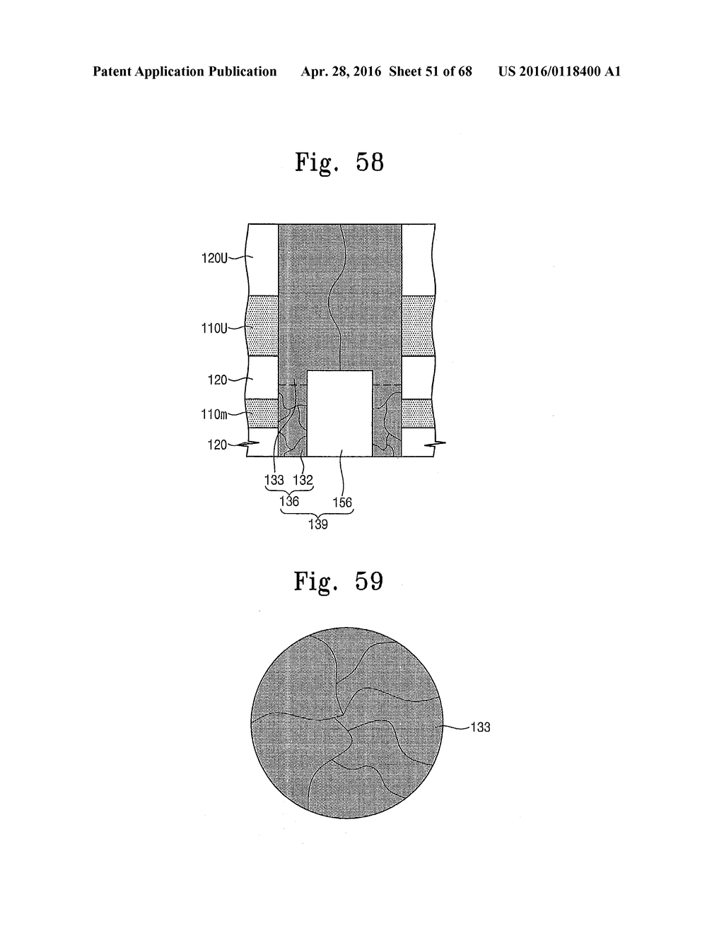 SEMICONDUCTOR MEMORY DEVICES AND METHODS OF FORMING THE SAME - diagram, schematic, and image 52