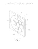 CIRCUIT STRUCTURE OF A FLIP-CHIP LIGHT EMITTING DIODE diagram and image