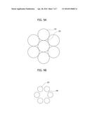 SINGLE ELECTRON TRANSISTOR HAVING NANOPARTICLES OF UNIFORM PATTERN     ARRANGEMENT AND METHOD FOR FABRICATING THE SAME diagram and image