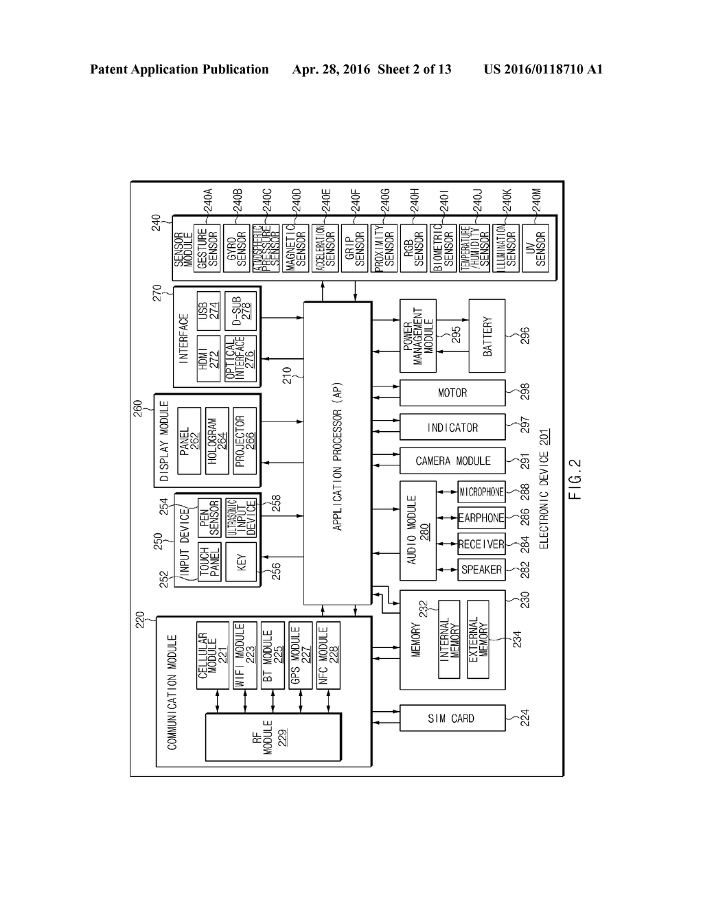 ANTENNA USING COUPLING AND ELECTRONIC DEVICE INCLUDING THE SAME - diagram, schematic, and image 03