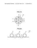 MULTI-CORE OPTICAL AMPLIFYING FIBER DEVICE AND MULTI-CORE OPTICAL FIBER     AMPLIFIER diagram and image