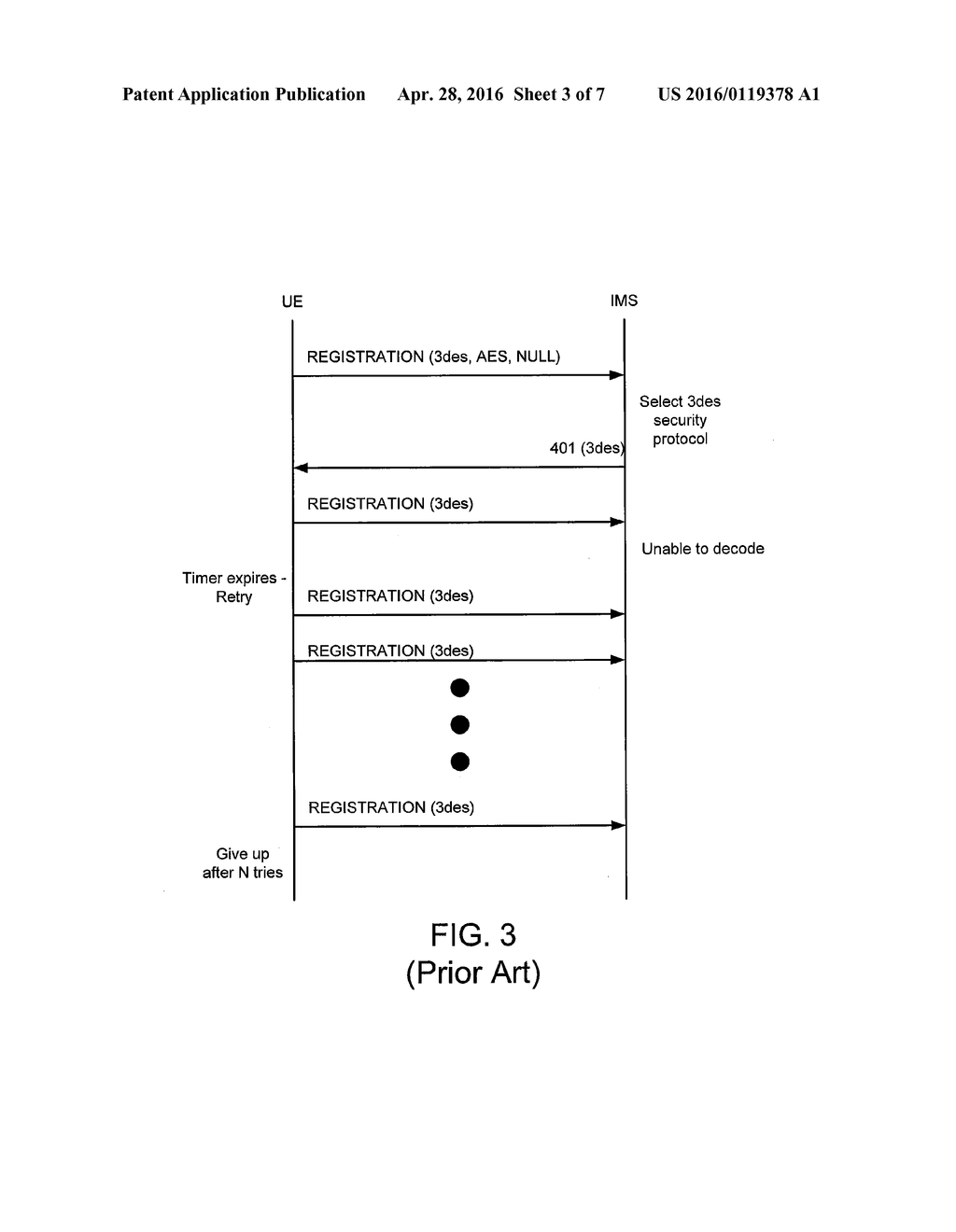 METHODS, SYSTEMS, AND COMPUTER PROGRAM PRODUCTS FOR SECURITY PROTOCOL     SELECTION IN INTERNET PROTOCOL MULTIMEDIA SUBSYSTEM NETWORKS - diagram, schematic, and image 04