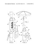 UMBRELLA MOUNTED SOUND SYSTEM diagram and image