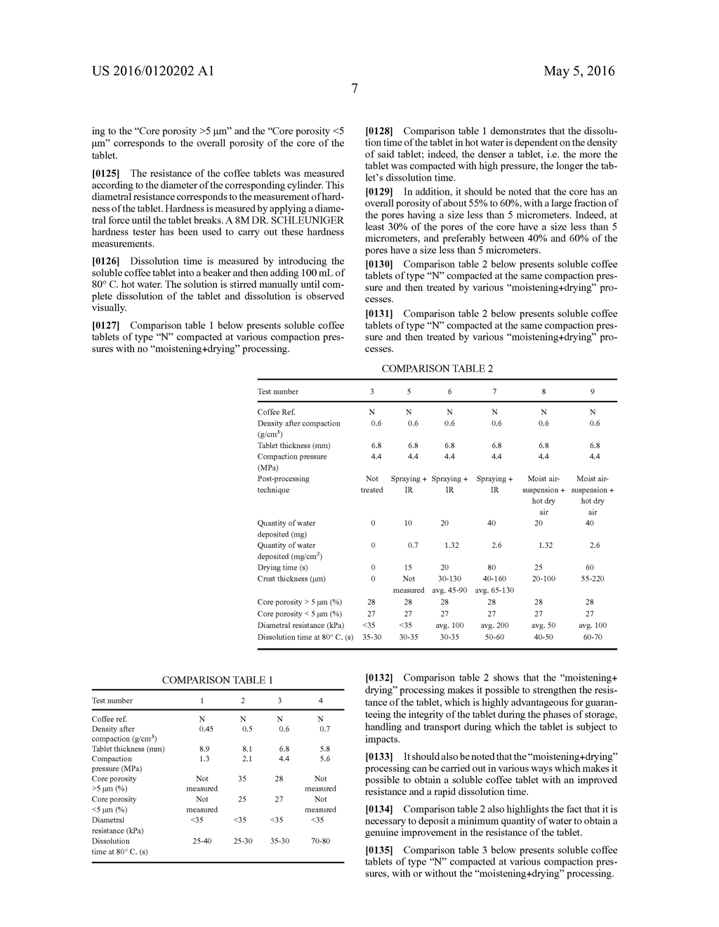 METHOD FOR MANUFACTURING SOLUBLE COFFEE TABLETS - diagram, schematic, and image 11