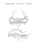 ARTICLE OF FOOTWEAR WITH A MIDSOLE ASSEMBLY HAVING A PERIMETER BLADDER     ELEMENT, A METHOD OF MANUFACTURING AND A MOLD ASSEMBLY FOR SAME diagram and image