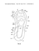 ARTICLE OF FOOTWEAR WITH A MIDSOLE ASSEMBLY HAVING A PERIMETER BLADDER     ELEMENT, A METHOD OF MANUFACTURING AND A MOLD ASSEMBLY FOR SAME diagram and image