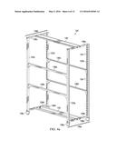 MODULAR SHELVING SYSTEMS AND METHODS diagram and image