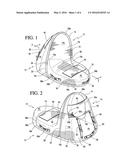 COLLAPSIBLE PORTABLE STRUCTURES THAT CONVERT TO ARTICLES OF FURNITURE WHEN     FILLED WITH SAND diagram and image