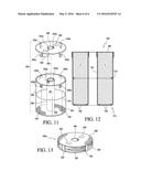 COLLAPSIBLE PORTABLE STRUCTURES THAT CONVERT TO ARTICLES OF FURNITURE WHEN     FILLED WITH SAND diagram and image