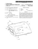 Pillow with firearm compartment diagram and image