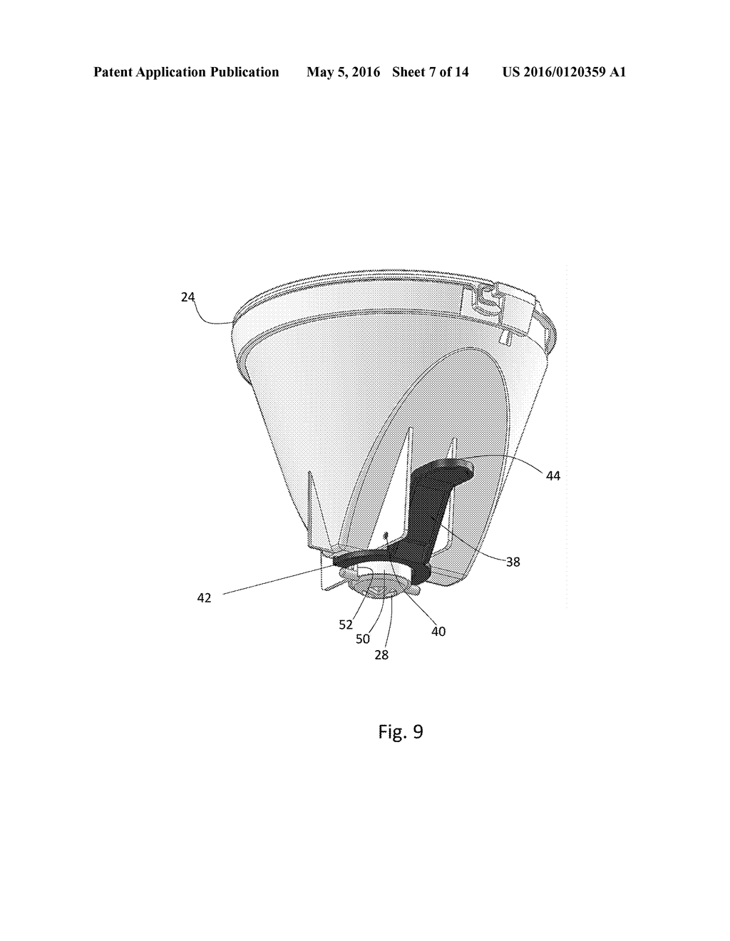 Drip Beverage Machine with Brew and Steep Feature - diagram, schematic, and image 08