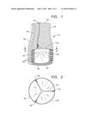 IMPLANTABLE PROSTHETIC VALVE WITH NON-LAMINAR FLOW diagram and image