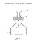 DEVICES FOR TRANSFERRING MEDICINAL FLUIDS TO OR FROM A CONTAINER diagram and image