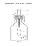 DEVICES AND METHODS FOR TRANSFERRING MEDICINAL FLUID TO OR FROM A     CONTAINER diagram and image