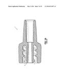 PROTECTIVE CAPS FOR USE WITH MEDICAL FLUID FITTINGS, AND RELATED METHODS diagram and image