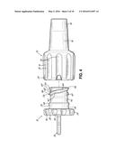 PROTECTIVE CAPS FOR USE WITH MEDICAL FLUID FITTINGS, AND RELATED METHODS diagram and image