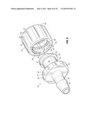 PROTECTIVE CAPS FOR USE WITH MEDICAL FLUID FITTINGS, AND RELATED METHODS diagram and image