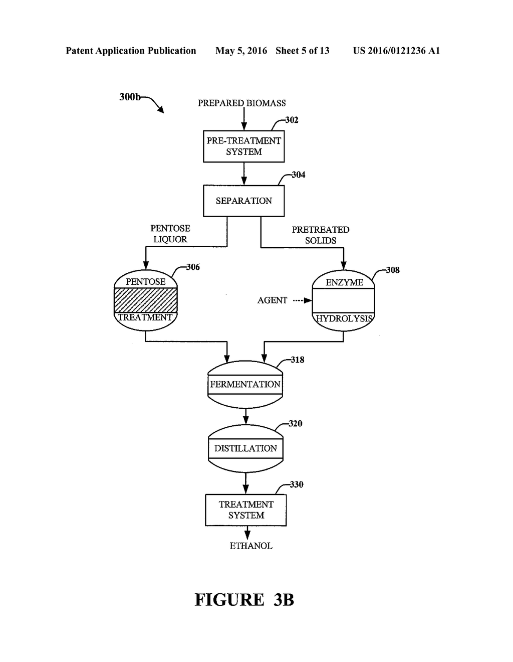 METHODS AND SYSTEMS FOR REDUCING THE LEVEL OF ONE OR MORE IMPURITIES THAT     ARE PRESENT IN A PRETREATED CELLULOSIC MATERIAL AND/OR DISTILLATE - diagram, schematic, and image 06