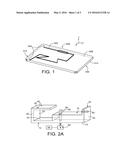 FLUIDIC CARD COMPRISING A FLUIDIC CHANNEL PROVIDED WITH AN OPENING     RESEALABLE BY MEANS OF A FLEXIBLE FILM diagram and image