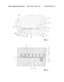 METHOD FOR PRODUCING A PLASTIC CONTAINER HAVING A TWO-DIMENSIONALLY     EXTENDING ELECTRONIC ELEMENT, PLASTIC CONTAINER PRODUCED ACCORDING TO     SAID METHOD AND INJECTION MOLD FOR CARRYING OUT THE METHOD diagram and image