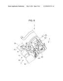 INTERNAL COMBUSTION ENGINE EXHAUST SYSTEM SUPPORTING STRUCTURE diagram and image