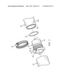 CONNECTOR SYSTEM FOR FUEL HOSE AND FILLER PIPE diagram and image