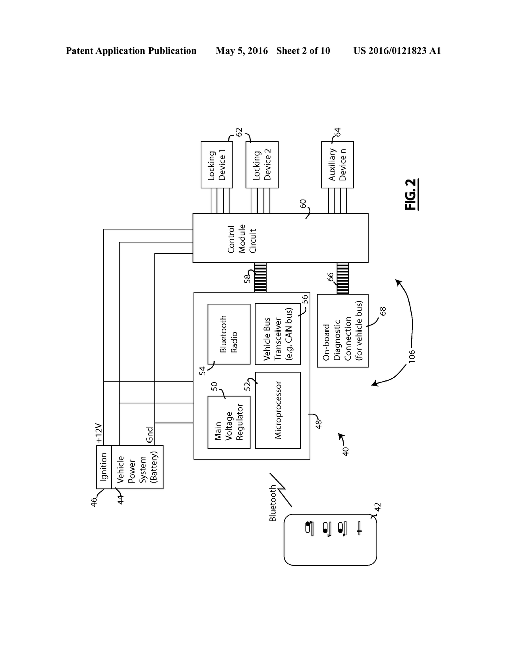 Controlling Automotive Vehicle Powertrain, Drivetrain Suspension     Components and Accessories Using Portable Personal Electronic     Telecommunication Devices - diagram, schematic, and image 03