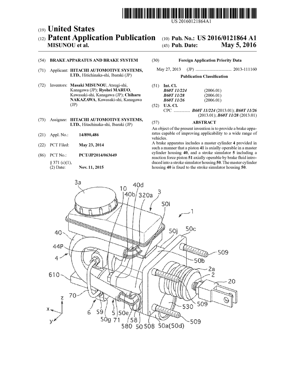 BRAKE APPARATUS AND BRAKE SYSTEM - diagram, schematic, and image 01