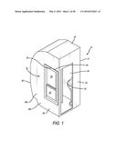 LAVATORY WITH RECESSED FLIGHT ATTENDANT SEAT diagram and image