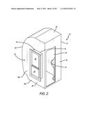 LAVATORY WITH RECESSED FLIGHT ATTENDANT SEAT diagram and image