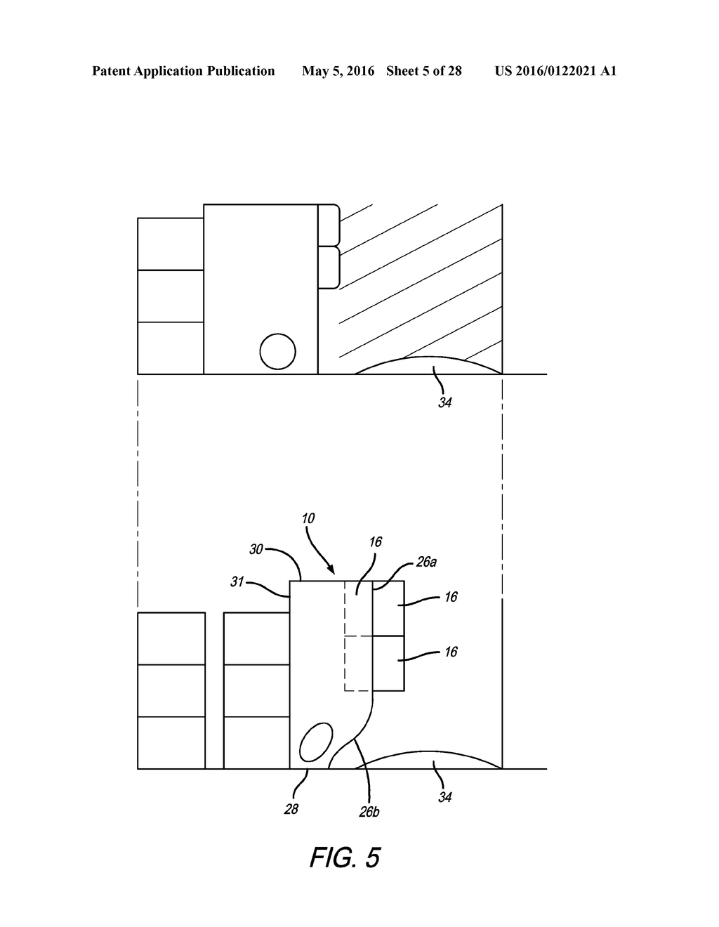 LAVATORY WITH RECESSED FLIGHT ATTENDANT SEAT - diagram, schematic, and image 06