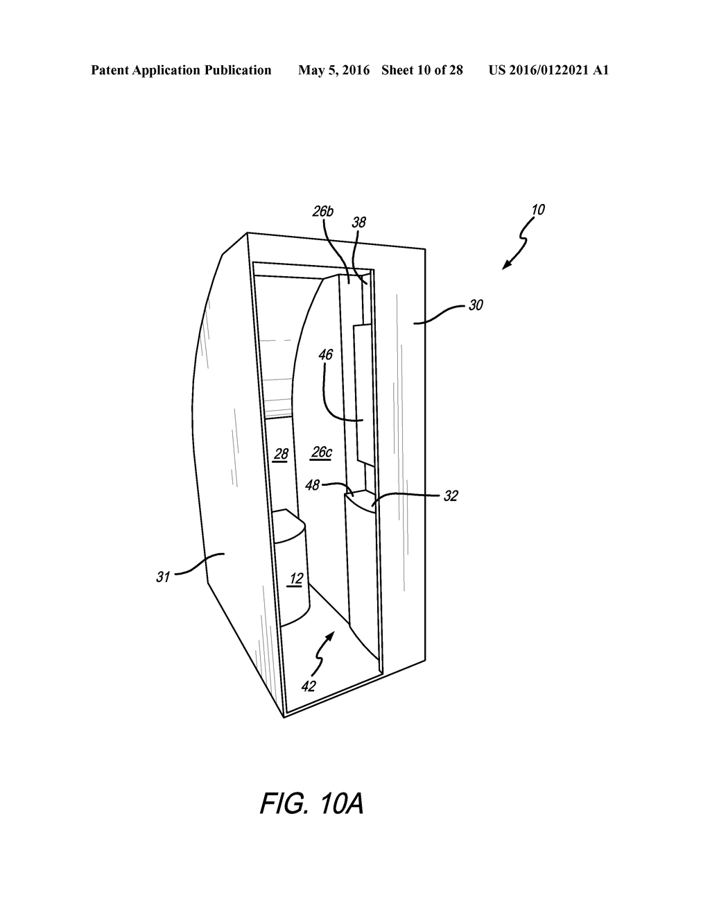 LAVATORY WITH RECESSED FLIGHT ATTENDANT SEAT - diagram, schematic, and image 11