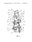 COLLAPSIBLE SECURING SYSTEM FOR SECURING MEDICAL OXYGEN CYLINDERS FOR     AIRCRAFT PASSENGER SEATS diagram and image