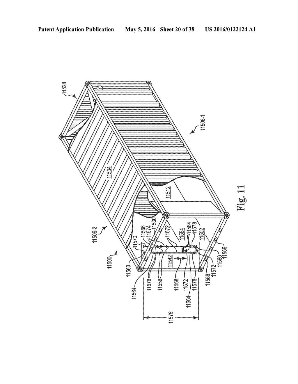 REVERSIBLY FOLDABLE FREIGHT CONTAINER - diagram, schematic, and image 21