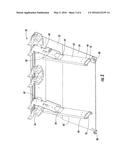 RETRACTABLE TOE GUARD ASSEMBLY FOR AN ELEVATOR SYSTEM diagram and image