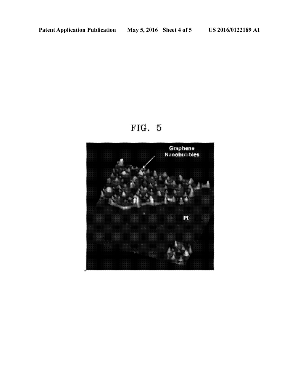 GRAPHENE STRUCTURE HAVING NANOBUBBLES AND METHOD OF FABRICATING THE SAME - diagram, schematic, and image 05