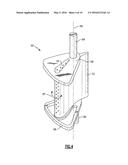 VARIABLE AREA GAS TURBINE ENGINE COMPONENT HAVING MOVABLE SPAR AND SHELL diagram and image