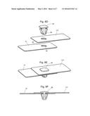 FASTENING DEVICE FOR INSTALLING A FITTING IN A HOLED THIN WALL diagram and image