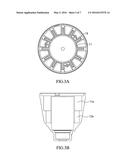 SOLID-STATE ILLUMINATING APPARATUS HAVING HEAT DISSIPATING STRUCTURE WITH     LARGE SURFACE AREA diagram and image