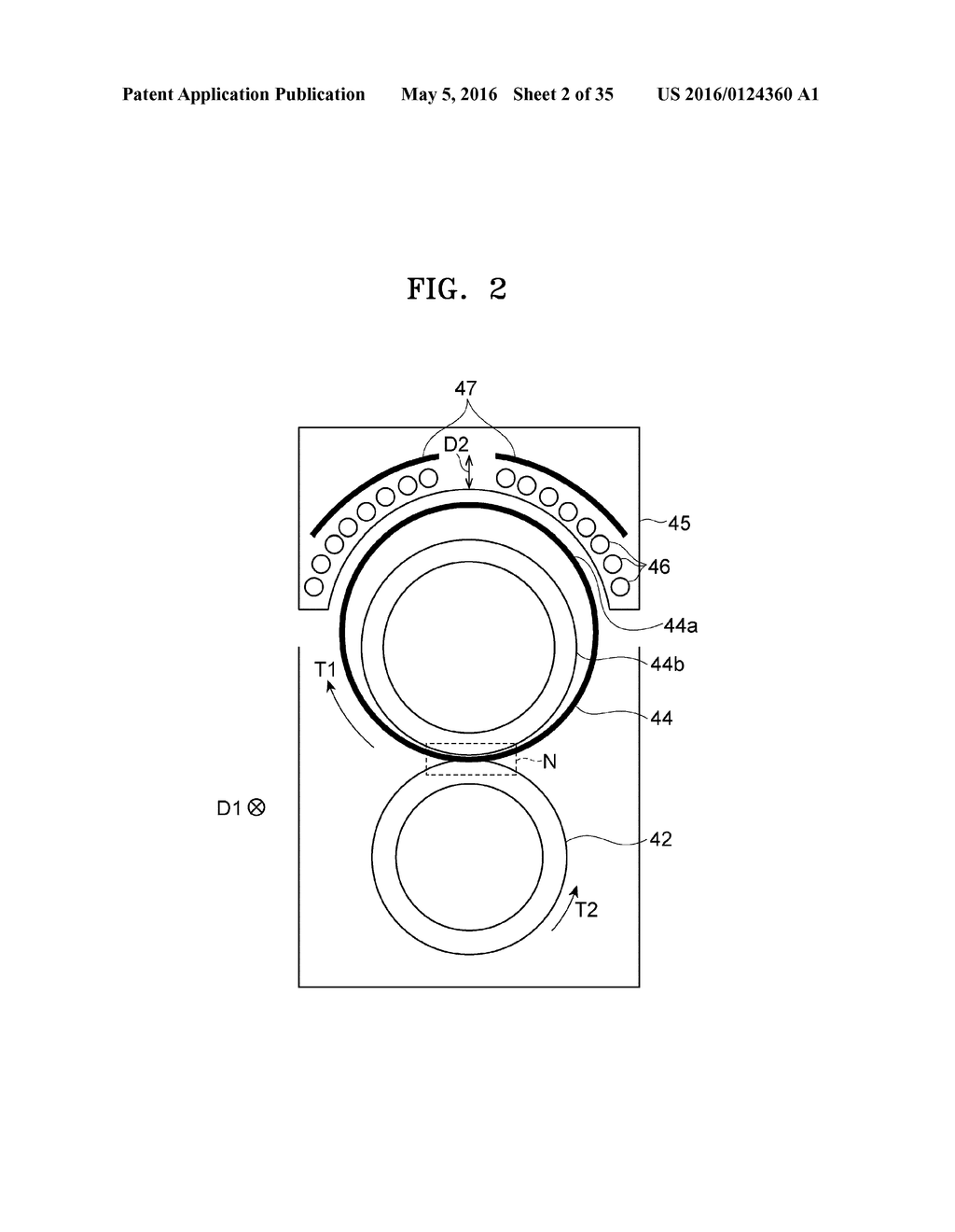 FUSING DEVICE EMPLOYING INDUCTION HEATING METHOD AND IMAGE FORMING     APPARATUS USING THE SAME - diagram, schematic, and image 03